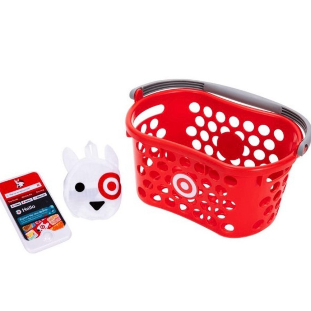 RED Target Toy Basket